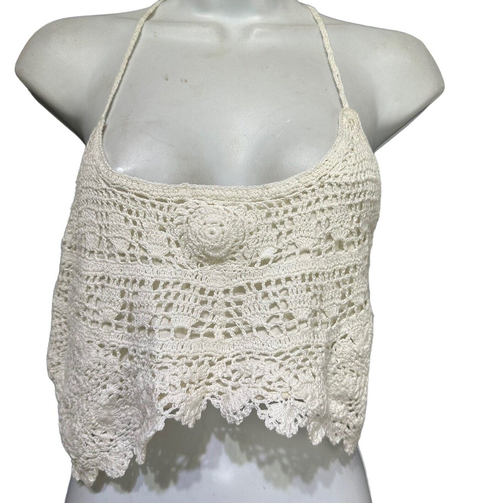 Billabong Crochet Halter Crop Top